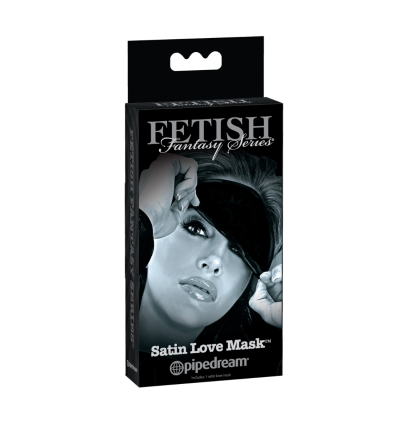 Maska na oczy Pipedream Fetish Fantasy Series Satin Love Mask® Black Limited Edition