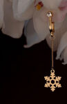 Non-Pierced Clitoral Jewelry Dangle With Snowflake UPKO - 3