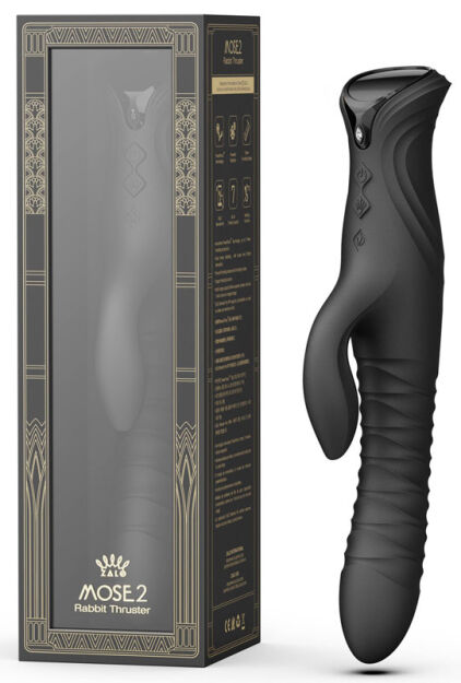 Wibrator króliczek Mose 2 Obsidian Black Zalo
