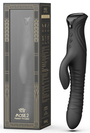 Wibrator króliczek Mose 2 Obsidian Black Zalo