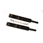 Kajdanki Boudoir Amor Black Wrist Cuffs Liebe Seele - 5