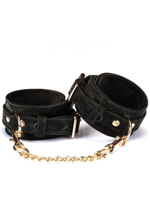 Kajdanki Boudoir Amor Black Wrist Cuffs Liebe Seele