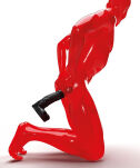 Dildo Steroid ABS02 The Coach 25 x 7cm All Black - 4