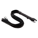 Ekskluzywny Pejcz Fantasy Flogger Long Leather Black Alive - 3