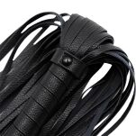 Ekskluzywny Pejcz Fantasy Flogger Long Leather Black Alive - 2
