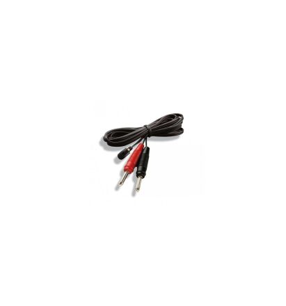Przejściówka Z Okrągłej Wtyczki Na Wtyczkę 4Mm Adaptor Roundplug To 4 Mm Banana Plug Mystim