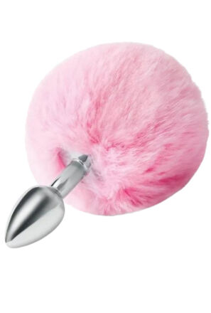 Korek Analny Króliczy Ogon Fluffy Bunny Pink Tail Whipsmart