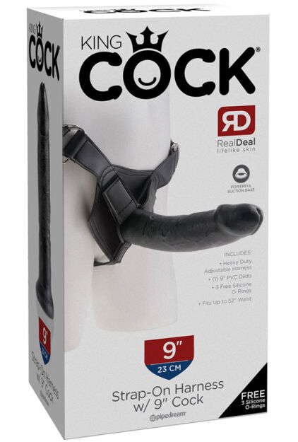 Uprząż Z Dildo 23Cm King Cock Strap On Harness 9