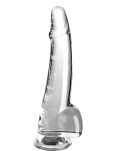 Dildo 25Cm King Cock Clear With Balls Pipedream - 2