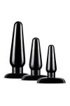 Zestaw Korków Blush Anal Adventures Basic Plug Kit Black Blush - 2