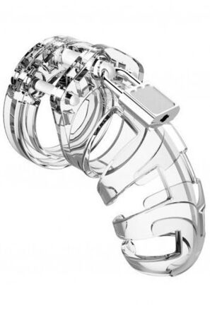 Chastity Model 02 Transparent Pas Cnoty Przeźroczysty Man Cage