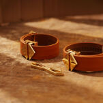 Kajdanki Ankle And Wrist Cuffs Set Brown LOCKINK - 4