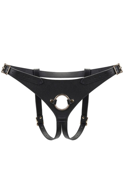 Liebe Seele uprząż Dark Secret Deluxe Leather Strap On Harness