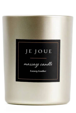 Luksusowa świeca do masażu Gold Leather Candle 160g Je Joue