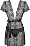 Obsessive peniuar ze stringami Alluria S/M - 5