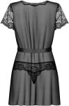 Obsessive peniuar ze stringami Alluria S/M - 6