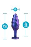 Korek Analny Matrix Bumped Bling Plug Sapphire ANAL ADVENTURES - 2