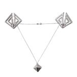 Zaciski Adjustable Nipple Clamps With Heavy Pendant Grey LOCKINK - 2