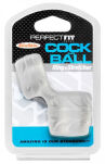 Pierścień Erekcyjny Silaskin Cock & Ball Clear Perfect Fit - 4