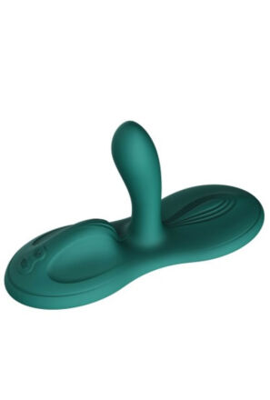Wibrator Wielofunkcyjny Flora Turquoise Green Zalo