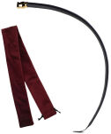 Gładki Skórzany Pejcz Z Główką W Kształcie Róży Zalo & Upko Leather Soft Whip UPKO - 7