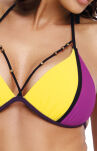 Lara M-511 Banana-Very Fuchsia Kostium Kąpielowy - 3