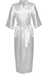130 Plus Size Szlafrok satynowy - 5