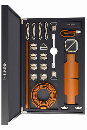 Zestaw Bdsm Bondage & Restraint Set Brown LOCKINK