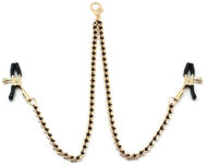 Klamerki Na Sutki Black Beads Chains And Nipple Clamps Liebe Seele - 2