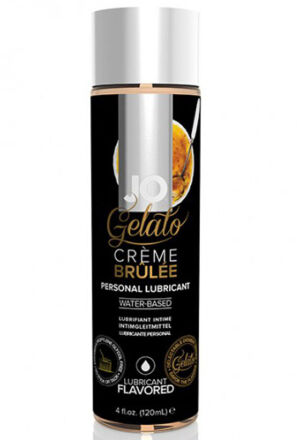 Lubrykant Jadalny O Smaku Lodów Creme Brulee Gelato Creme Brulee Lubricant Water-Based 120Ml System JO