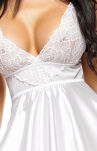 Eve chemise with mask White Komplet bielizny - 4