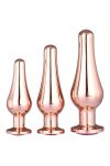 Zestaw Korków Gleaming Love Pleasure Set Rose Gold Dreamtoys - 2