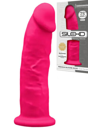 Silikonowe Dildo Model 2 19 Cm Fucsia Silexd