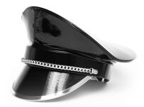 TDWal1001 Czarna czapka z PVC - 2