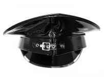 TDWal1001 Czarna czapka z PVC - 3