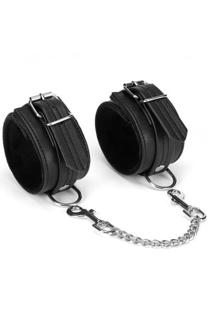 Kajdanki Black Bond Ankle Cuffs Liebe Seele