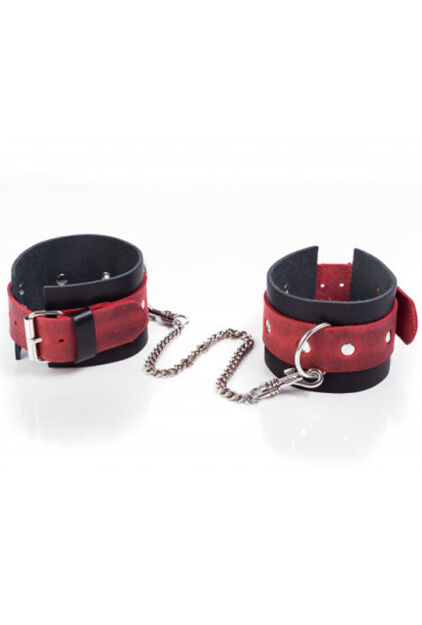 Whips Kajdanki Crazy Horse Red L