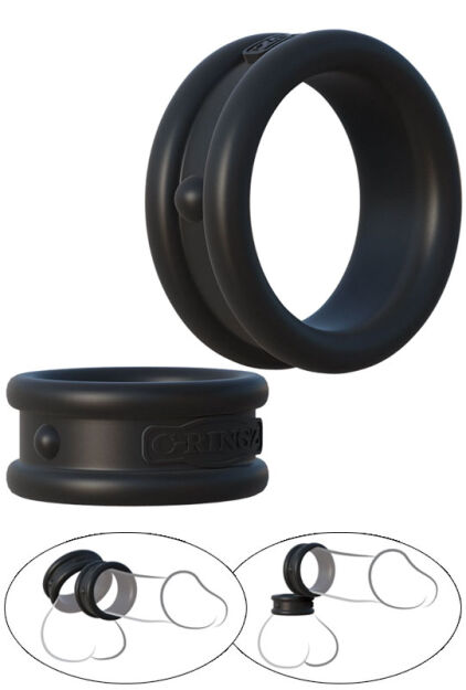 Zestaw Pierścieni Fantasy C-Ringz Max-Width Silicone Rings Pipedream
