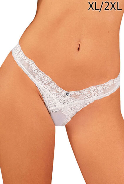 Białe Stringi Heavenlly Xl/2Xl Obsessive
