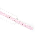 Obróżka White & Pink Fairy Goat Leather Collar Liebe Seele - 5