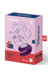 Wibrator Dla Par Double Joy Violet With App Satisfyer - 7