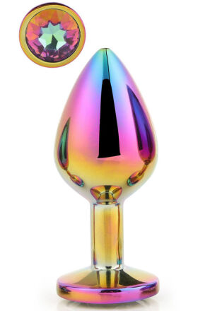 Korek Analny Gleaming Love Multicolour Plug Medium Dreamtoys