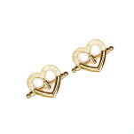 Klamerki Heart-shaped Nipple Clamps with Rhinestones Liebe Seele - 2