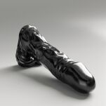 Dildo Steroid ABS17 The Referee 39 x 10.5cm All Black - 3