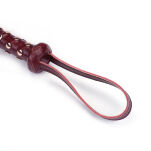 Pejcz Wine Red Deluxe Cow Leather Heavy Flogger Liebe Seele - 3