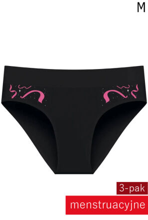 3pak bielizna menstruacyjna Intimina Bloom Menstrual Panties M