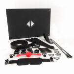 Zestaw Bdsm Bondage & Restraint Set Black LOCKINK - 3
