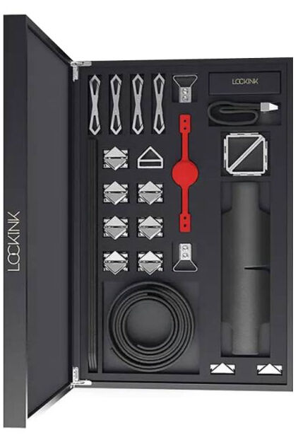 Zestaw Bdsm Bondage & Restraint Set Black LOCKINK