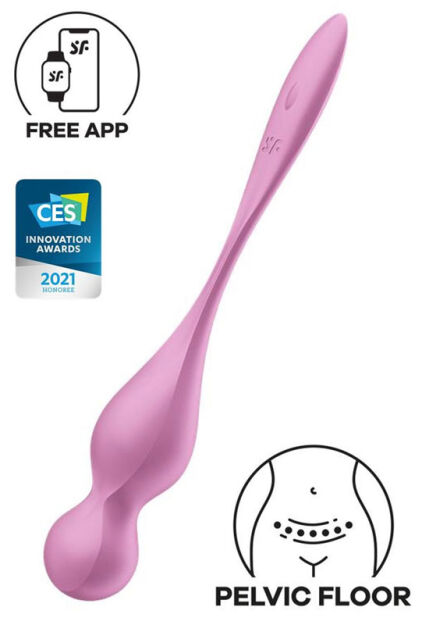 Kulki Gejszy do ćwiczeń mięśni Kegla Love Birds 1 pink Satisfyer