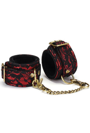 Kajdanki Victorian Garden Lace And Velvet Wrist Cuffs Liebe Seele